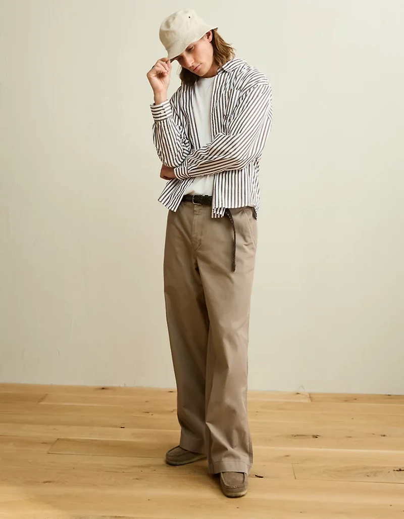 AE x Lamine Yamal Poplin Button-Up Shirt