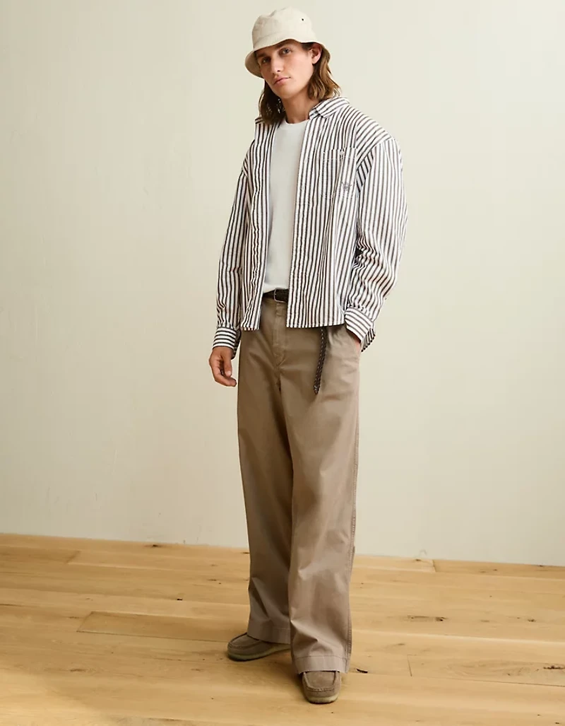 AE x Lamine Yamal Poplin Button-Up Shirt