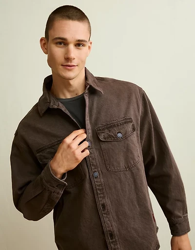 AE x Lamine Yamal Denim Overshirt