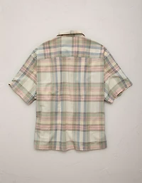 AE77 Madras Short-Sleeve Shirt
