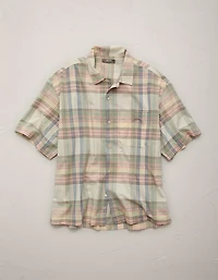 AE77 Madras Short-Sleeve Shirt