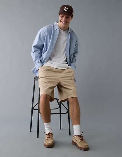 AE Relaxed Fit Oxford Button-Up Shirt