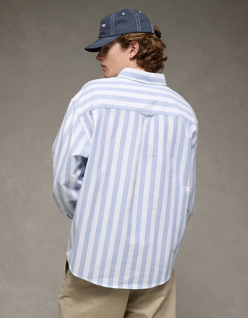 AE Everyday Relaxed Oxford Button-Up Shirt