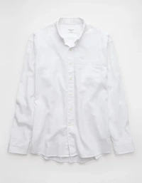 Chemise en mélange de lin décontractée tous les jours AE
