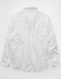AE Everyday Relaxed Poplin Button-Up Shirt