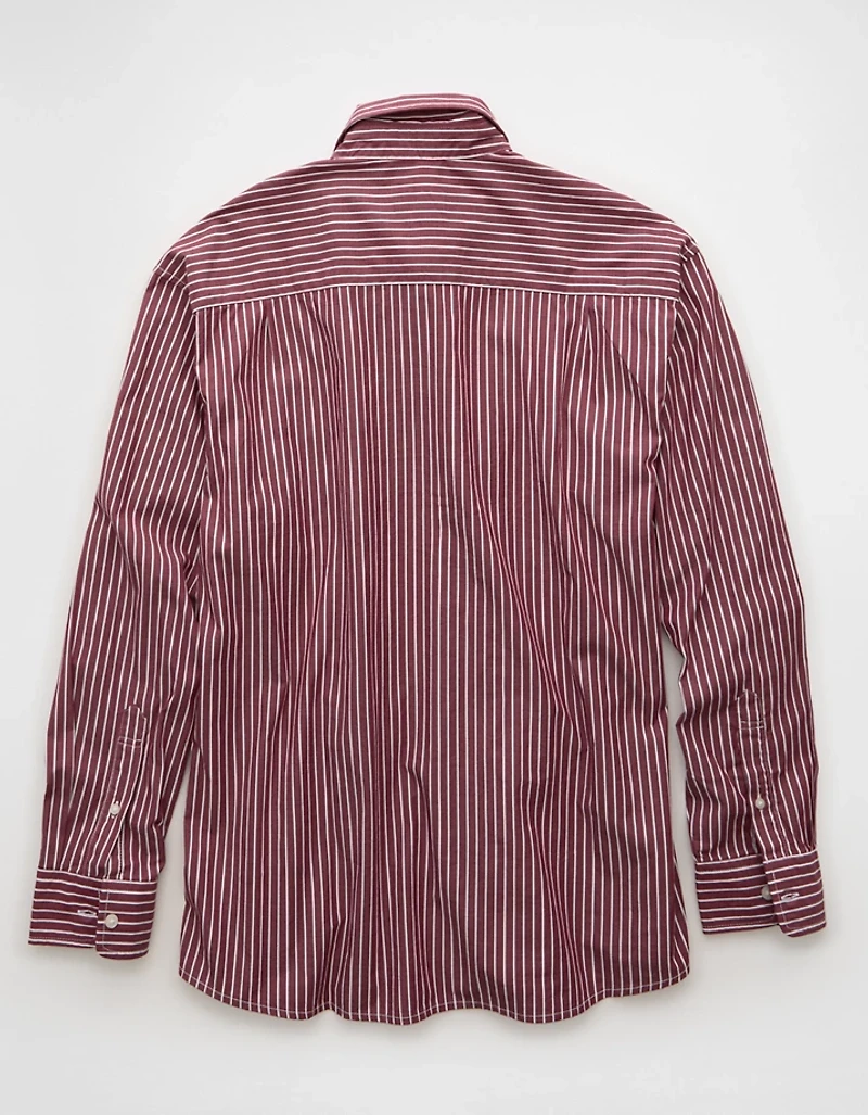 AE Everyday Relaxed Fit Poplin Button-Up Shirt