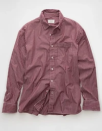 AE Everyday Relaxed Fit Poplin Button-Up Shirt