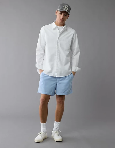 AE Everyday Poplin Button-Up Shirt