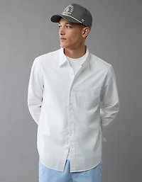 AE Everyday Poplin Button-Up Shirt