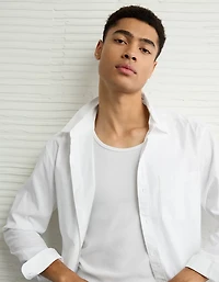 Chemise en popeline à coupe classique de tous les jours AE