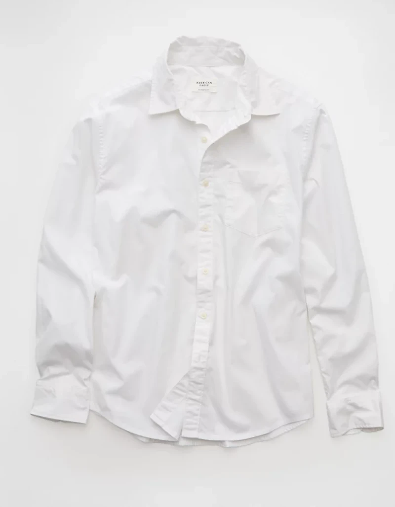 Chemise en popeline à coupe classique de tous les jours AE