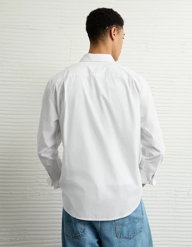 Chemise en popeline à coupe classique de tous les jours AE