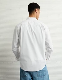 Chemise en popeline à coupe classique de tous les jours AE