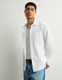 Chemise en popeline à coupe classique de tous les jours AE