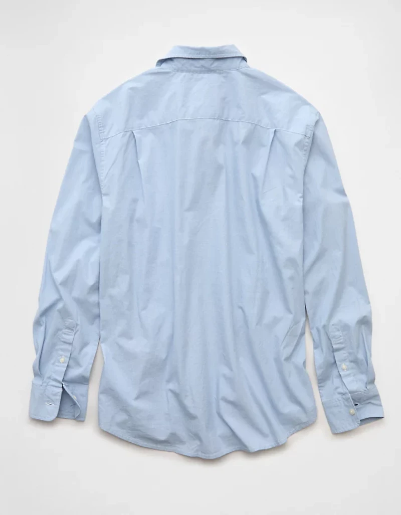 AE Everyday Fit Poplin Button-Up Shirt