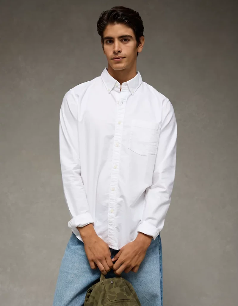 AE Everyday Slim Fit Oxford Button-Up Shirt