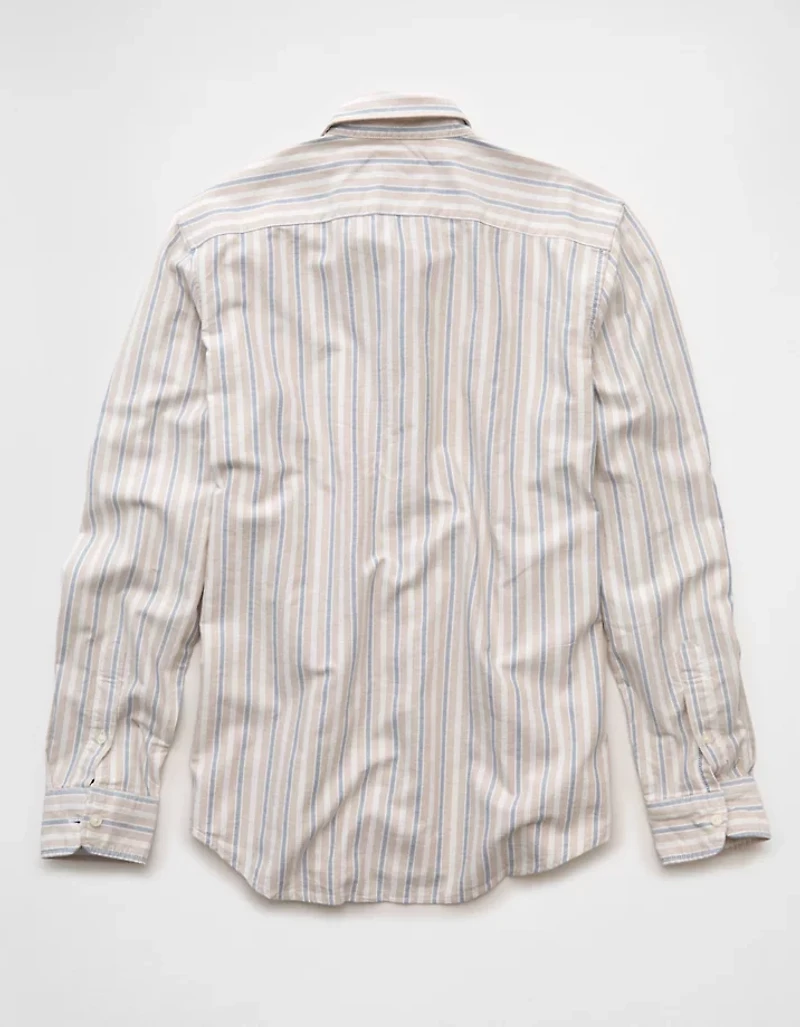 Chemise ajustée à rayures en oxford de tous les jours AE