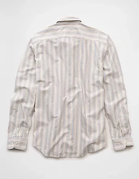 Chemise ajustée à rayures en oxford de tous les jours AE