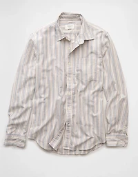Chemise ajustée à rayures en oxford de tous les jours AE