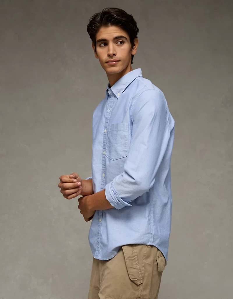 AE Everyday Slim Fit Oxford Button-Up Shirt