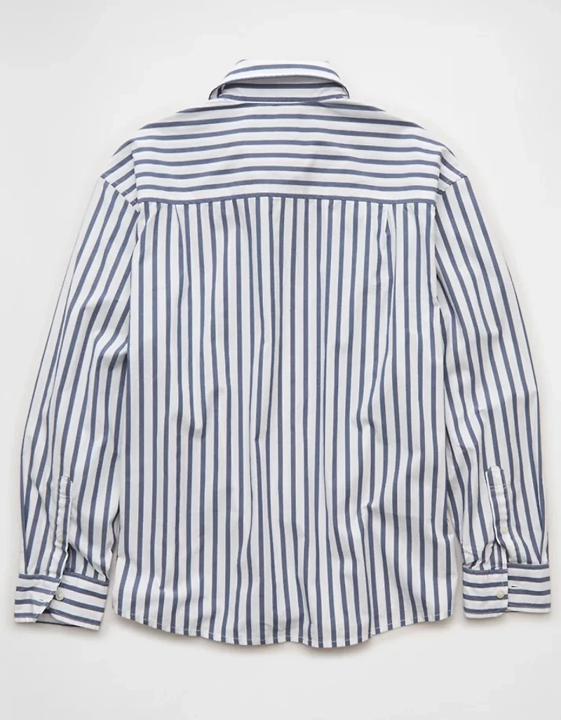 Chemise en popeline à coupe décontractée de tous les jours AE