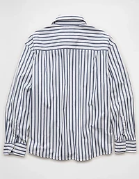 Chemise en popeline à coupe décontractée de tous les jours AE