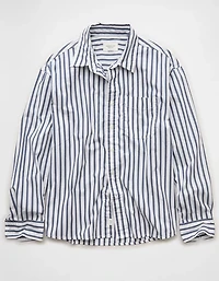 AE Everyday Relaxed Fit Poplin Button-up Shirt
