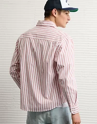 AE Everyday Relaxed Fit Poplin Button-up Shirt