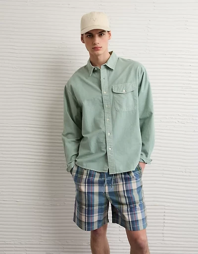 AE Everyday Relaxed Fit Oxford Shirt