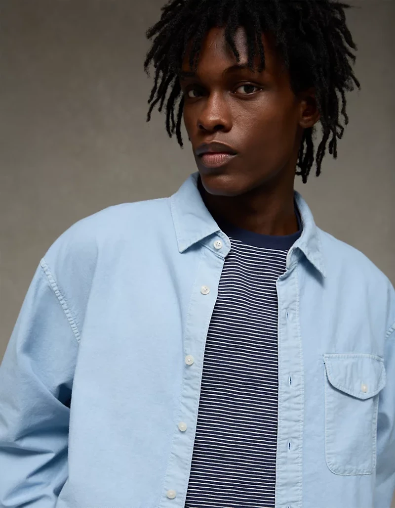 AE Everyday Relaxed Fit Oxford Shirt