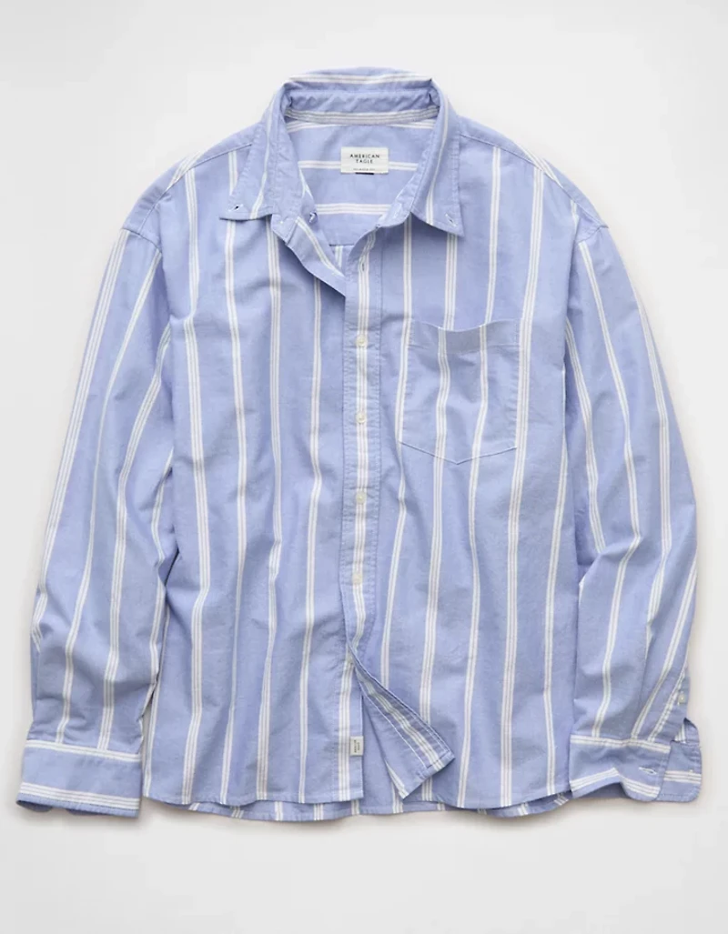 AE Relaxed Fit Oxford Button-Up Shirt