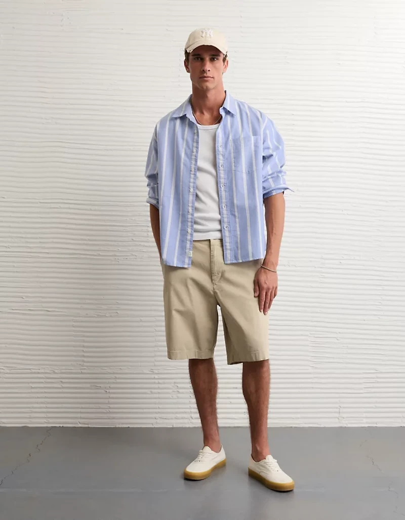 AE Relaxed Fit Oxford Button-Up Shirt