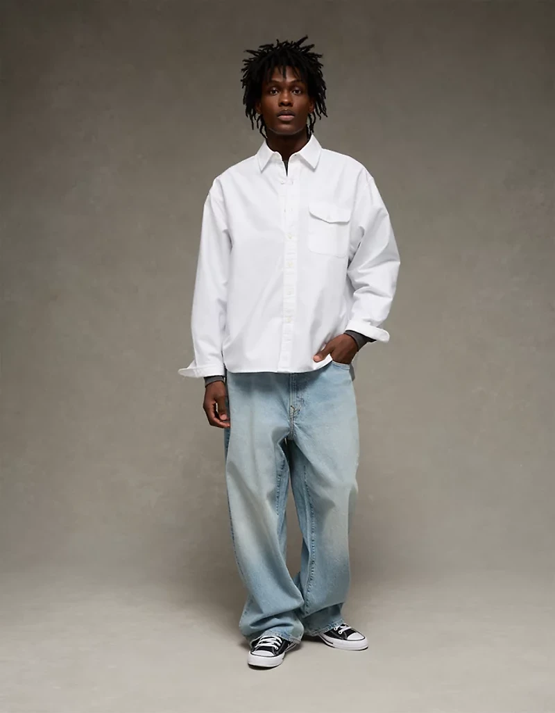 Chemise en oxford à coupe standard de tous les jours AE