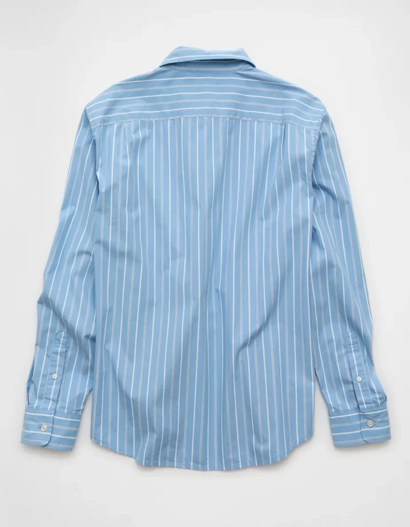AE Everyday Standard Fit Poplin Button-Up Shirt