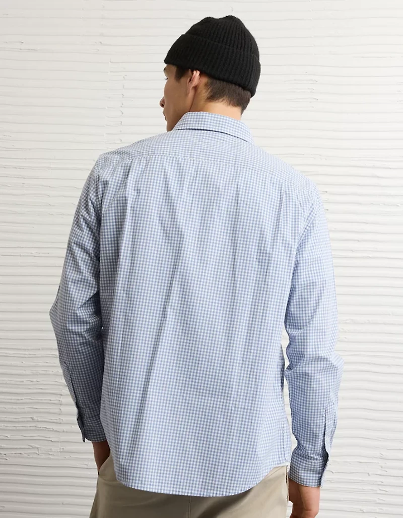 AE Everyday Standard Fit Poplin Button-Up Shirt
