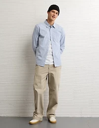 AE Everyday Standard Fit Poplin Button-Up Shirt