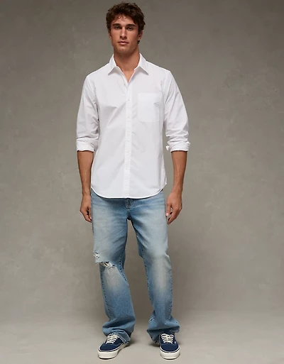 AE Slim Fit Button-Up Shirt
