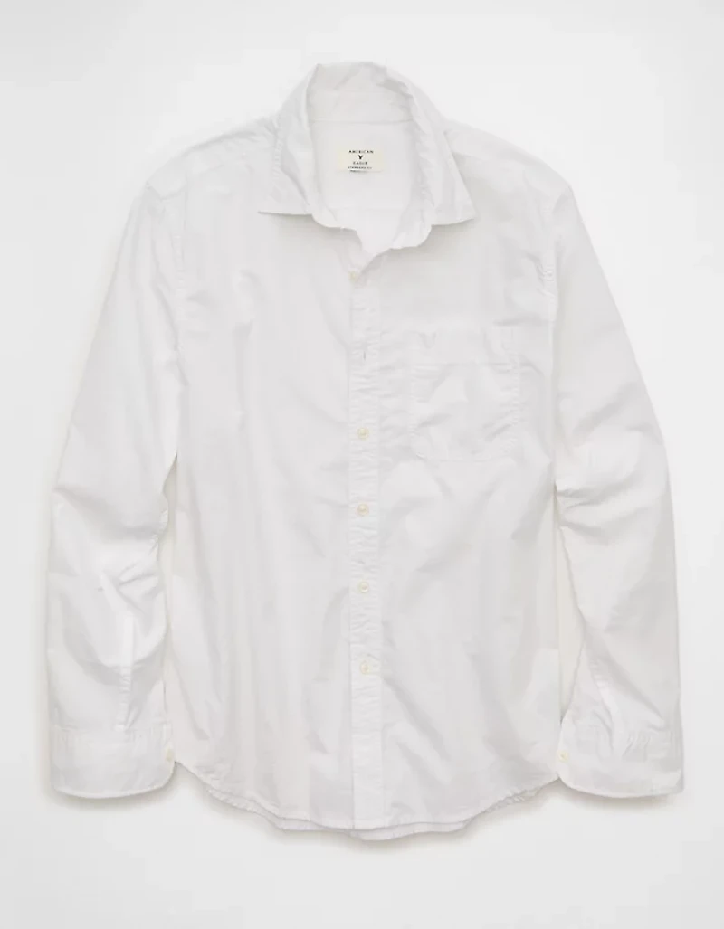 AE Everyday Poplin Button-Up Shirt