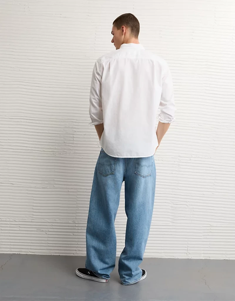 AE Everyday Poplin Button-Up Shirt