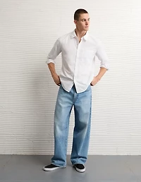 AE Everyday Poplin Button-Up Shirt