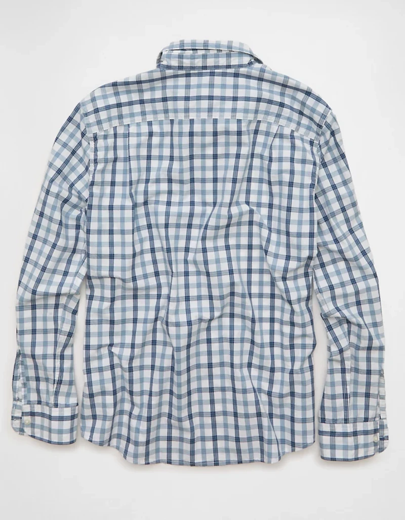 Chemise boutonnée en popeline de coupe standard AE