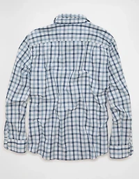 Chemise boutonnée en popeline de coupe standard AE