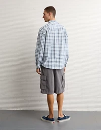 Chemise boutonnée en popeline de coupe standard AE