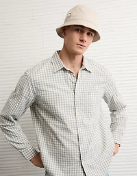 AE Standard Fit Poplin Button-Up Shirt