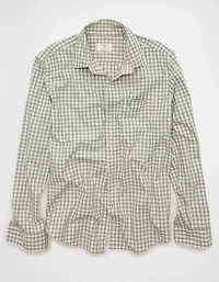 AE Standard Fit Poplin Button-Up Shirt