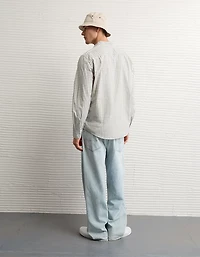 AE Standard Fit Poplin Button-Up Shirt