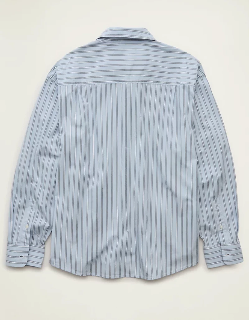 AE Relaxed Fit Poplin Button-Up Shirt