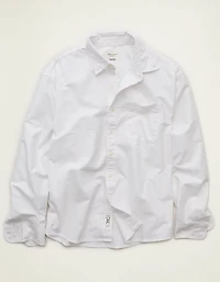 Chemise boutonnée en oxford à coupe décontractée AE