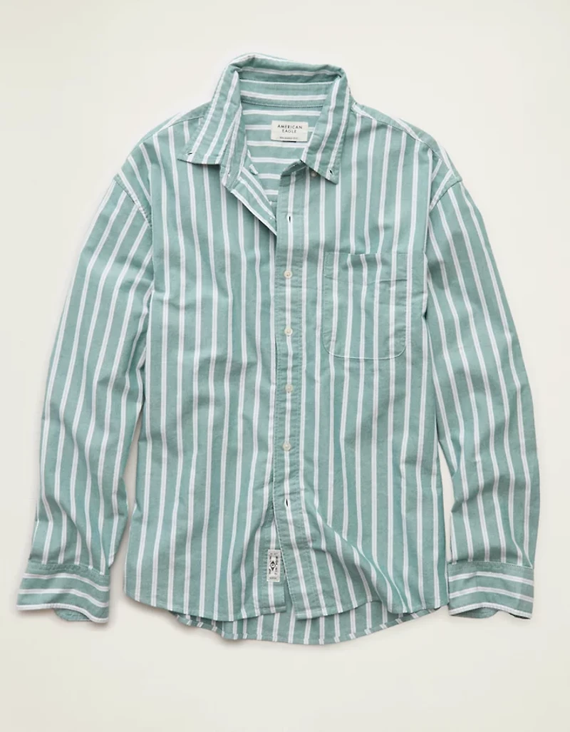 AE Relaxed Fit Oxford Button-Up Shirt