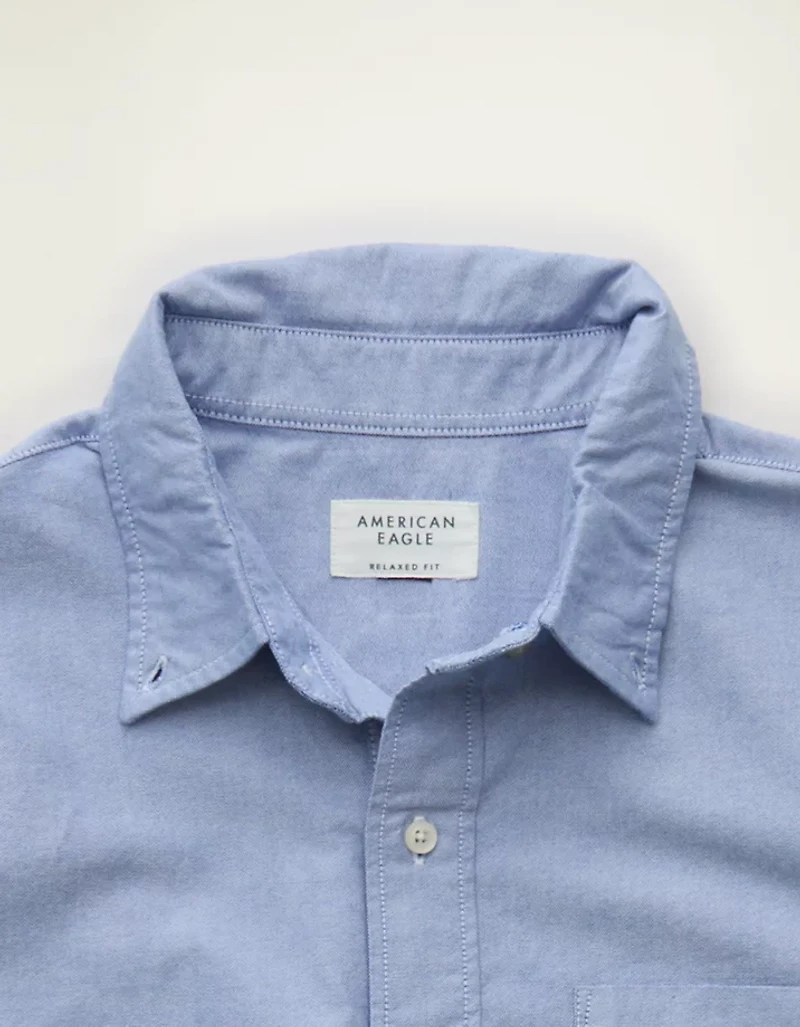 AE Relaxed Fit Oxford Button-Up Shirt